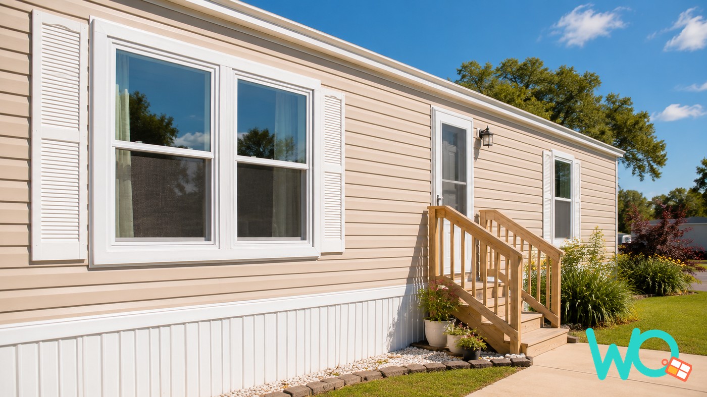 Manufactured-home windows come in a few standard sizes — which keeps the price down.